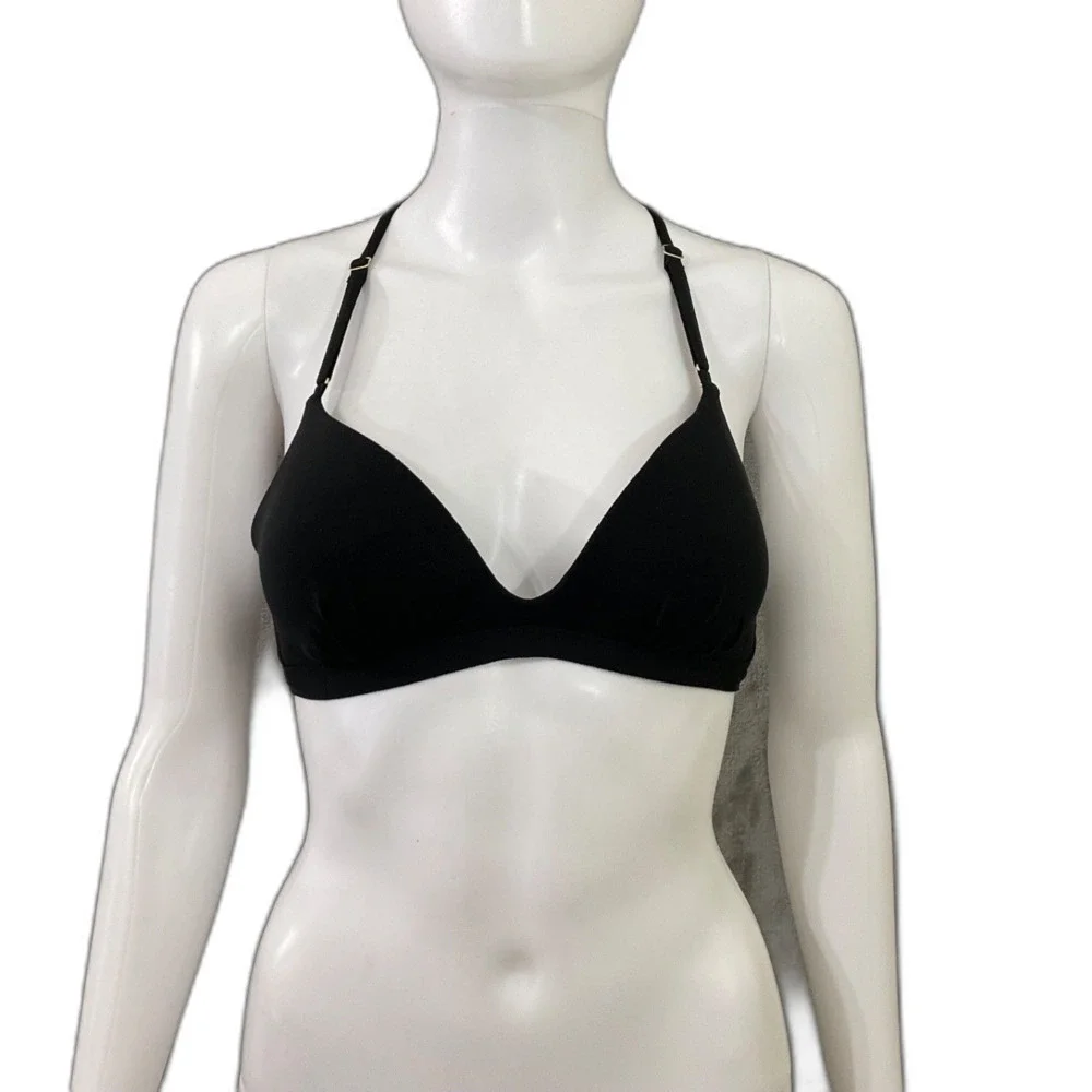 Athleta Womens Yoga Bra Size XS Back Crisscross Strappy Athletic Racerback